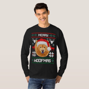 Chow Chow Merry Woofmas Christmas T-Shirt