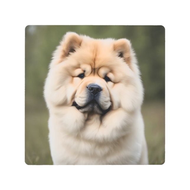 Chow Chow Metal Print (Front)