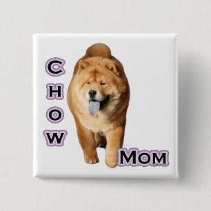 Chow Chow Mom 4 - Button