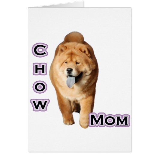 Chow Chow Mom 4 Cards (Front)