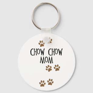 Chow Chow Mom Keychain