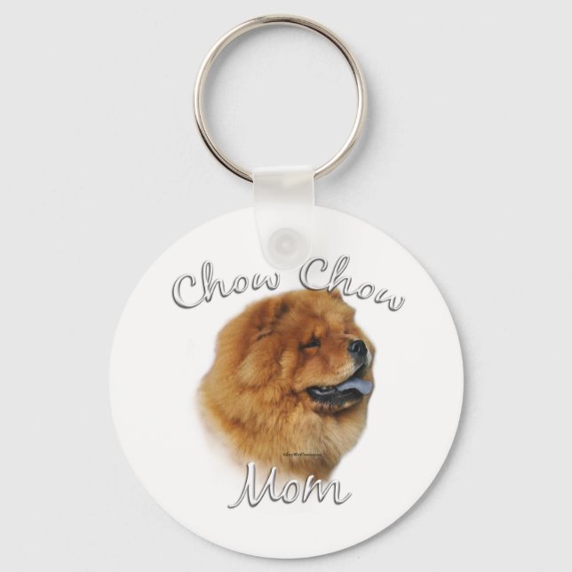 Chow Chow Mom Keychain (Front)