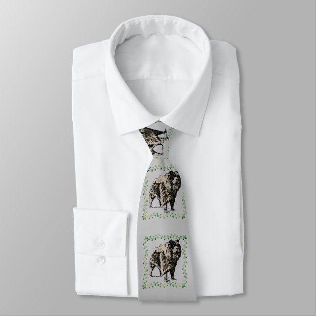 Chow Chow Neck Tie (Tied)