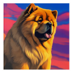 Chow Chow Painting Acrylic Print