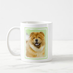 Chow Chow Painting - Cute Original Dog Art Coffee Mug