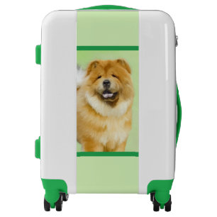 Chow Chow Painting - Cute Original Dog Art Luggage