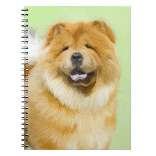 Chow Chow Painting _ Cute Original Dog Art Notebook