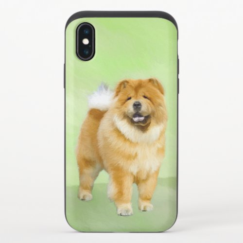 Chow Chow Painting _ Cute Original Dog Art iPhone X Slider Case