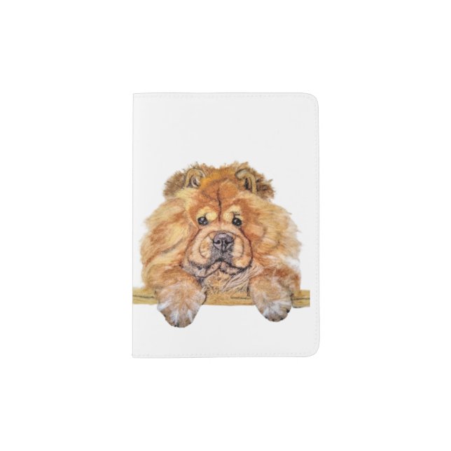 Chow Chow passport holder (Front)