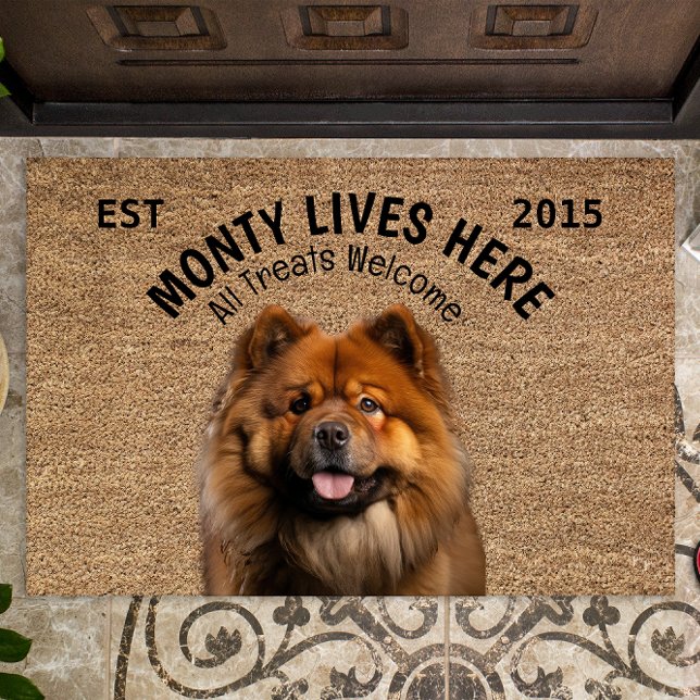 Chow Chow Personalized Pet Doormat (Creator Uploaded)