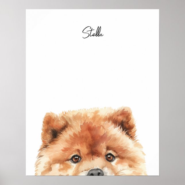 Chow Chow Personalized Print (Front)