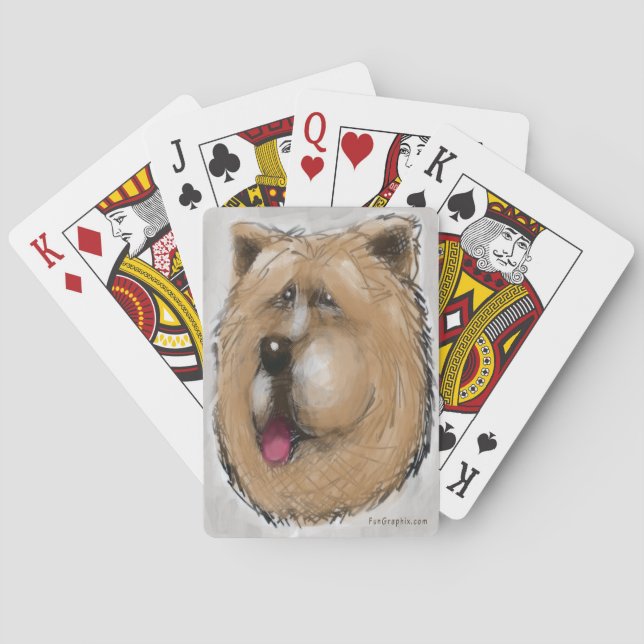 Chow Chow Poker Cards (Back)