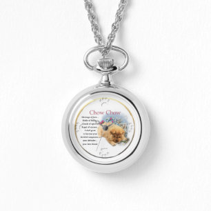 Chow Chow Puppy Art Gifts Watch