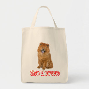 Chow Chow Puppy Dog Love Canvas Totebag Tote Bag