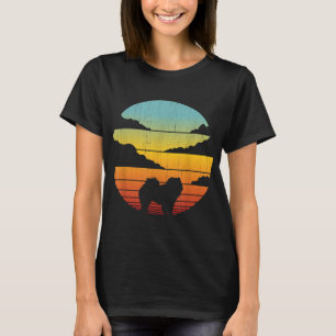 Chow Chow Retro Vintage 60s 70s Sunset Dog Lovers T-Shirt