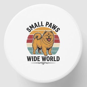 Chow Chow Shirt Small Paws Wide World Vintage Dog Mini Candle Favors