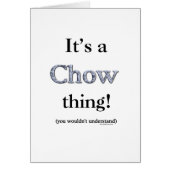 Chow Chow Thing (Front)