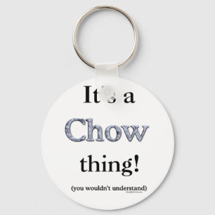 Chow Chow Thing Keychain