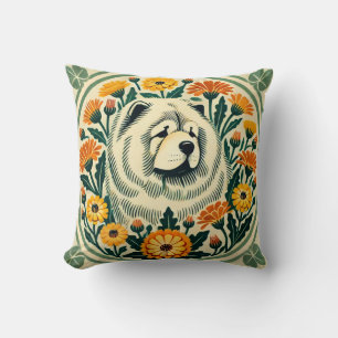 Chow Chow Throw Pillow