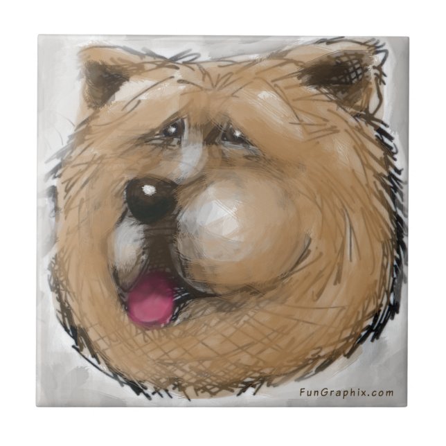 Chow Chow Tile (Front)