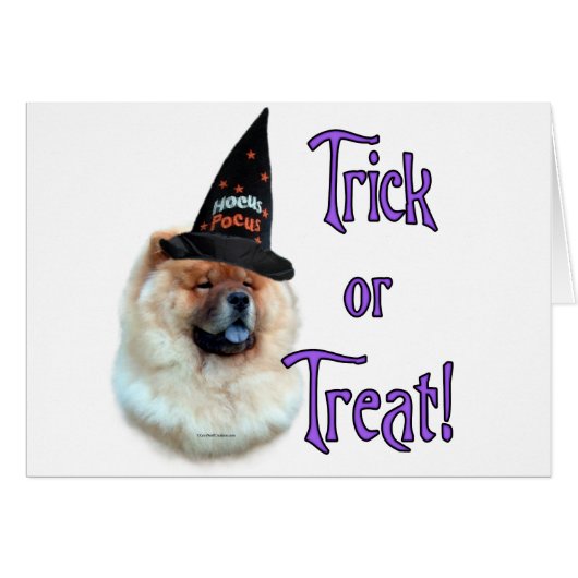 Chow Chow Trick Cards (Front Horizontal)