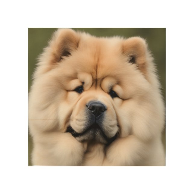 Chow Chow Wood Wall Art (Front)