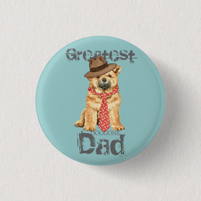 Chow Dad Button (Front)