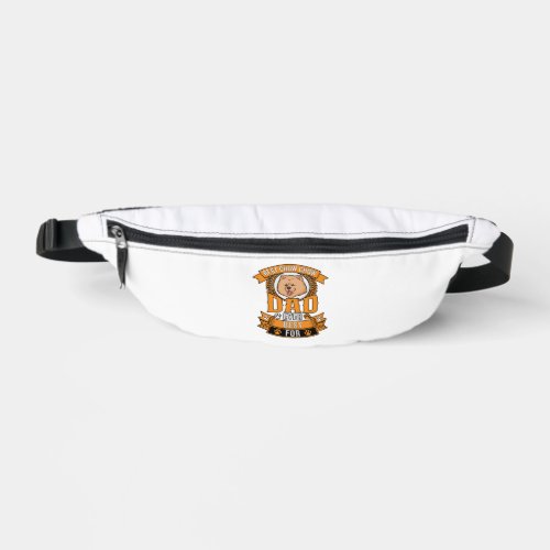 Chow Dad Dog Ever Wreath Paw Prints Fanny Pack