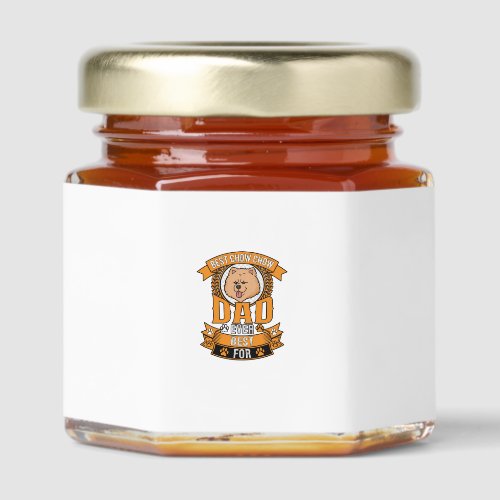 Chow Dad Dog Ever Wreath Paw Prints Honey Jar Favors