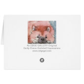 Chow Dog Card (Back Horizontal)