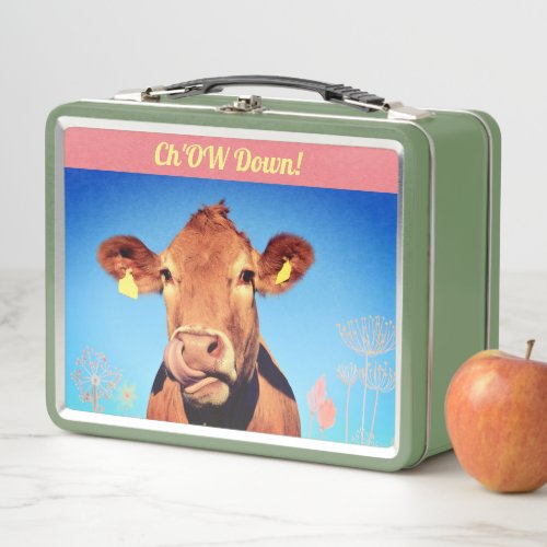 Chow Down Metal Lunch Box