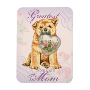 Chow Heart Mom Magnet