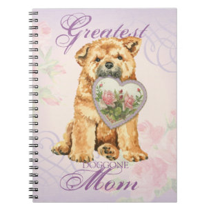 Chow Heart Mom Notebook
