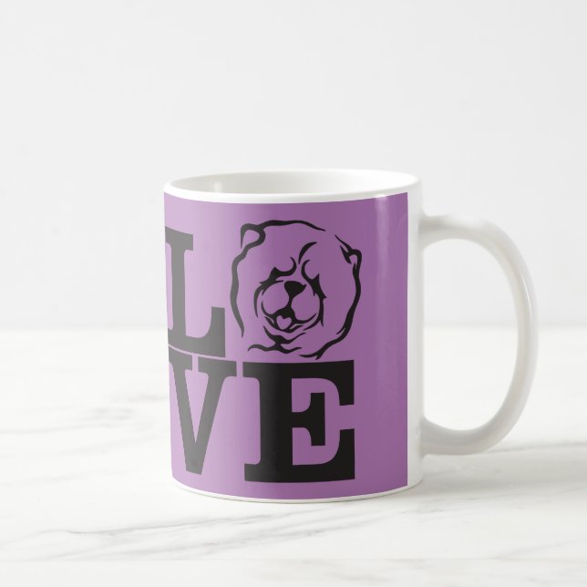 CHOW LOVE COFFEE MUG (Right)
