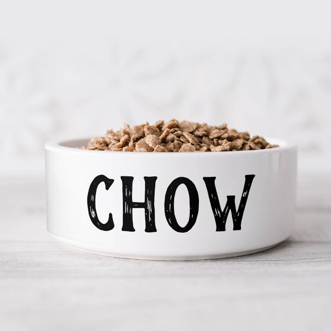 Chow Personalized Small Dog Bowl (Creator Uploaded)