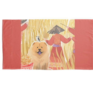 CHOW PILLOW CASES - duvet cover sold separately