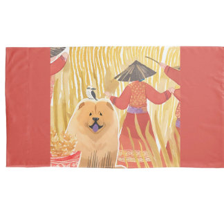 CHOW PILLOW CASES - duvet cover sold separately