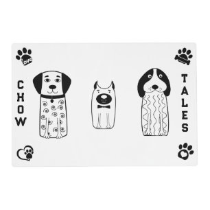 Chow Tales Laminated Placemat