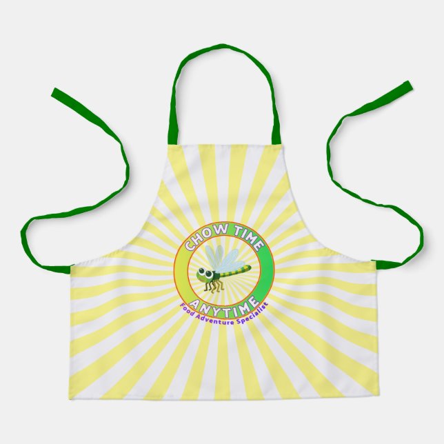 Chow Time Anytime “Food Adventure Specialist” Apron (Front)