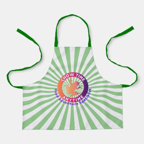 Chow Time Anytime Tree Frog Apron