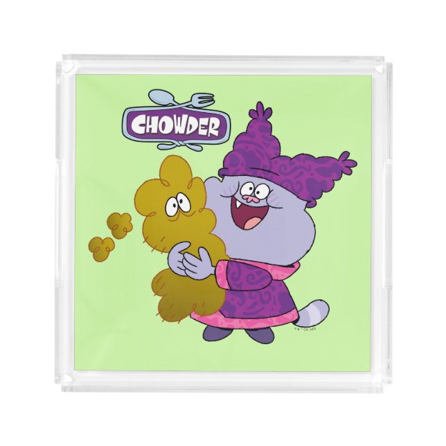 Chowder and Kimchi Acrylic Tray (Front)