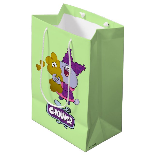 Chowder and Kimchi Medium Gift Bag (Front Angled)