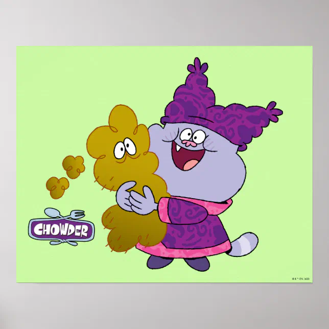 Chowder and Kimchi Poster Zazzle