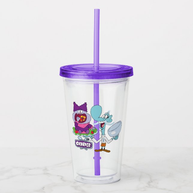 Chowder and Mung Daal Acrylic Tumbler (Front)