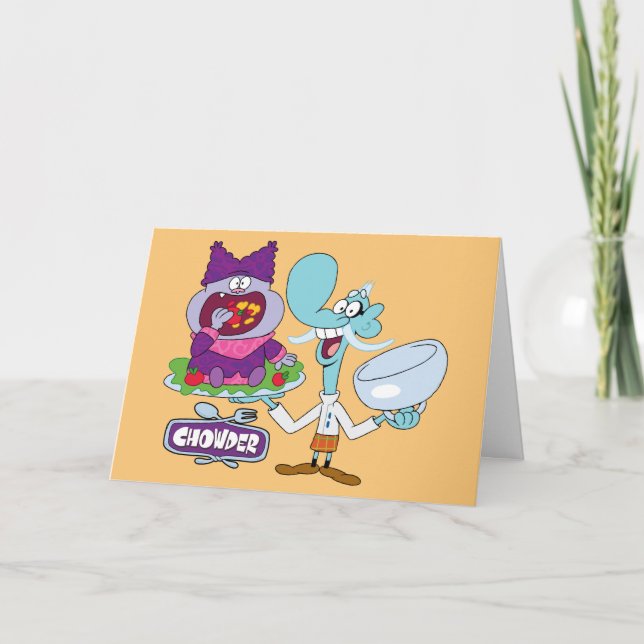 Chowder and Mung Daal Card (Front)