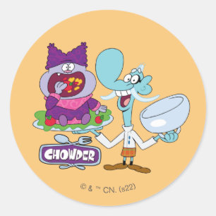 Chowder and Mung Daal Classic Round Sticker