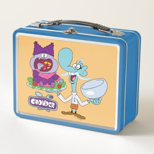 Chowder and Mung Daal Metal Lunch Box