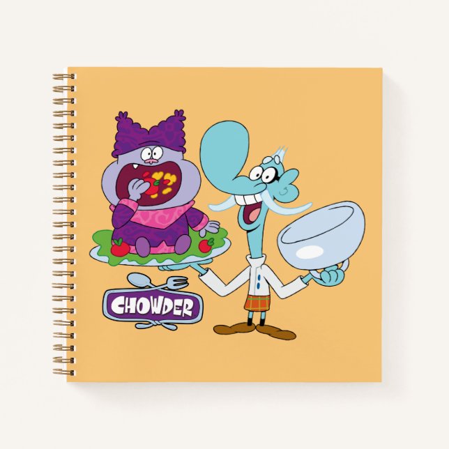 Chowder and Mung Daal Notebook (Front)