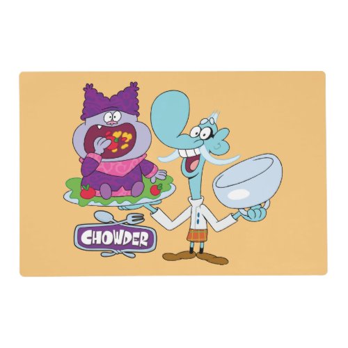 Chowder and Mung Daal Placemat