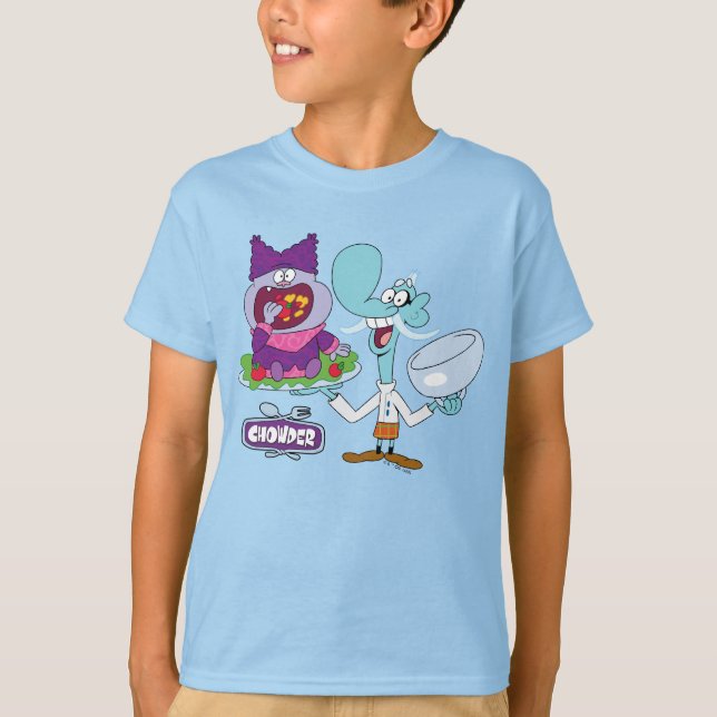 Chowder and Mung Daal T-Shirt (Front)